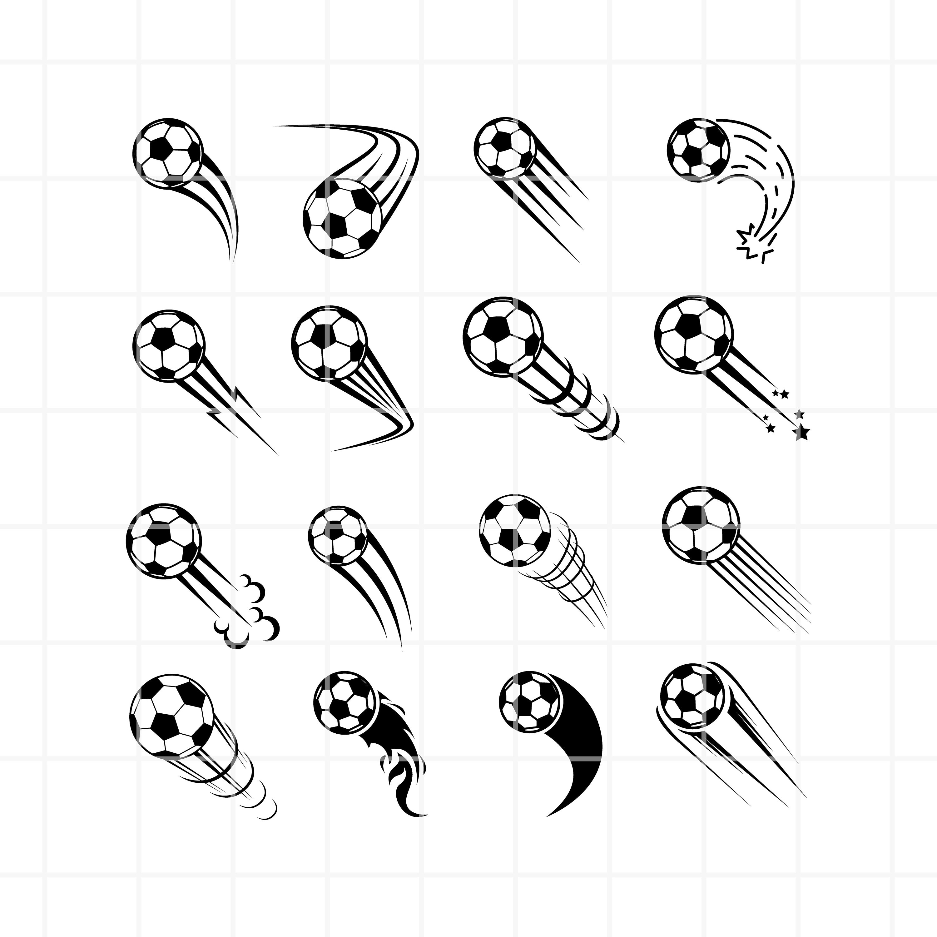 Soccer Ball SVG Bundle,soccer Ball Clipart. Soccer Ball Cut Files