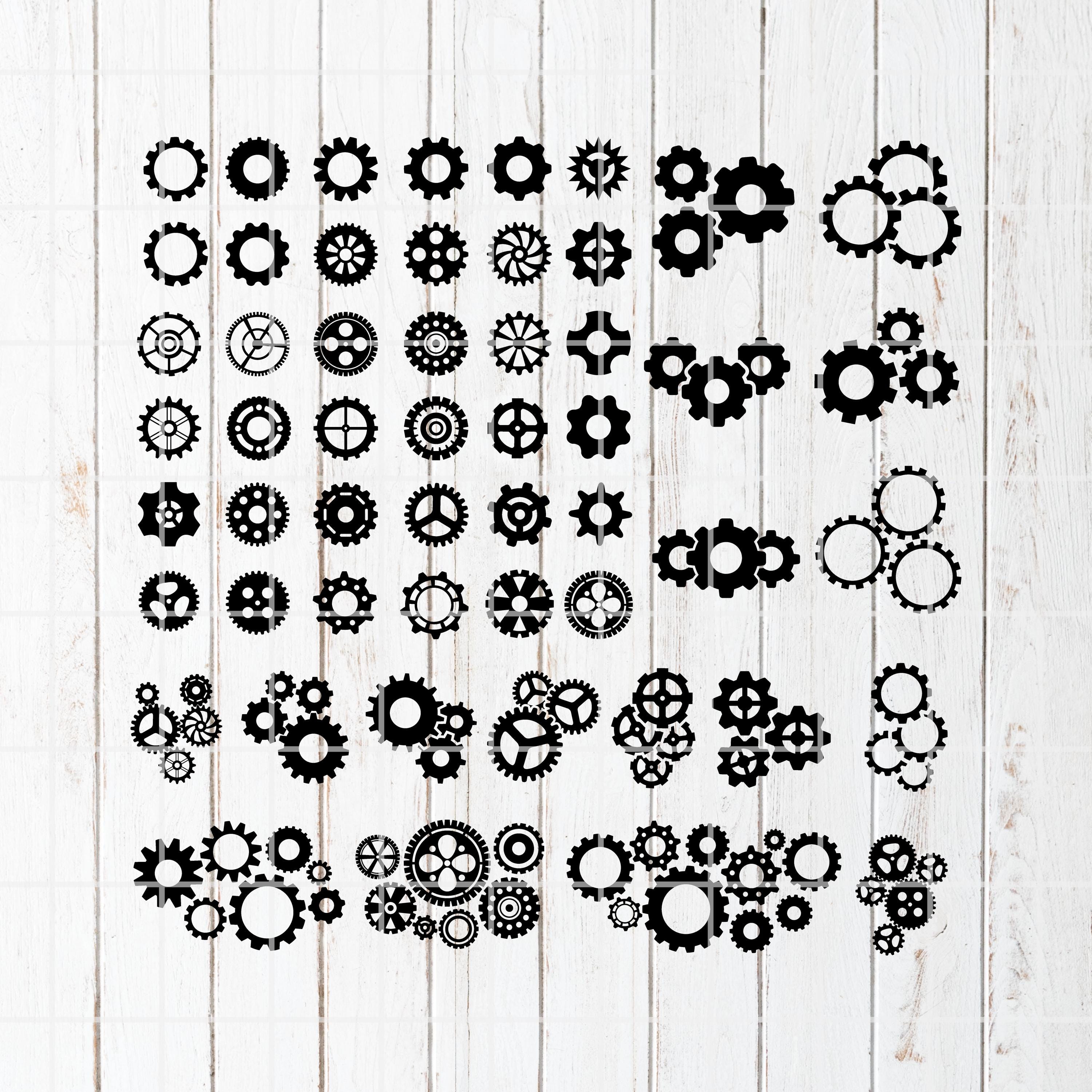 Engranajes SVG. Engranajes PNG. Archivo de corte de engranajes. Clipart de  engranajes. Engranajes Cricut. Set de corte de engranajes. Engranaje SVG.  Engranaje PNG. Archivo de corte de engranajes. Clipart de engranajes. -, image size:3000x3000