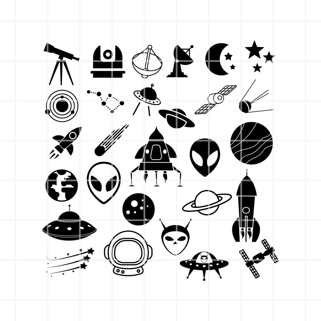 Space SVG. Space SVG Cutting Files for Cricut and Silhouette. Space ...