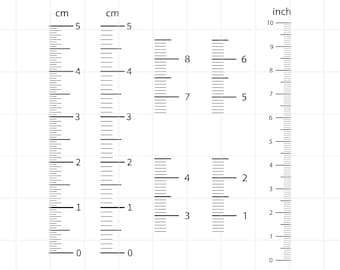 Zoll und Zentimeter Lineal Svg. Wachstumstabelle svg. Zoll Lineal svg. Wachstumstabelle cricut.  Zoll Lineal Clipart. Zoll Lineal Plotterdatei.