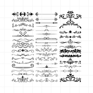 Ornate Borders SVG. Ornate Borders png. Ornate Borders cut file. Ornate Borders cutting set. Ornate Borders cricut. Ornate Borders clipart.