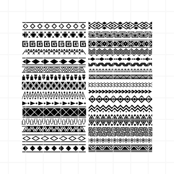 Aztec Borders - Etsy
