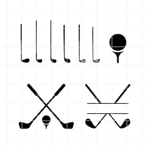 Golf SVG. Golf png. Golf cut file. Golf cutting set. Golf clipart. Golf cricut. Golf club svg. Golf club clipart. Golf club png.