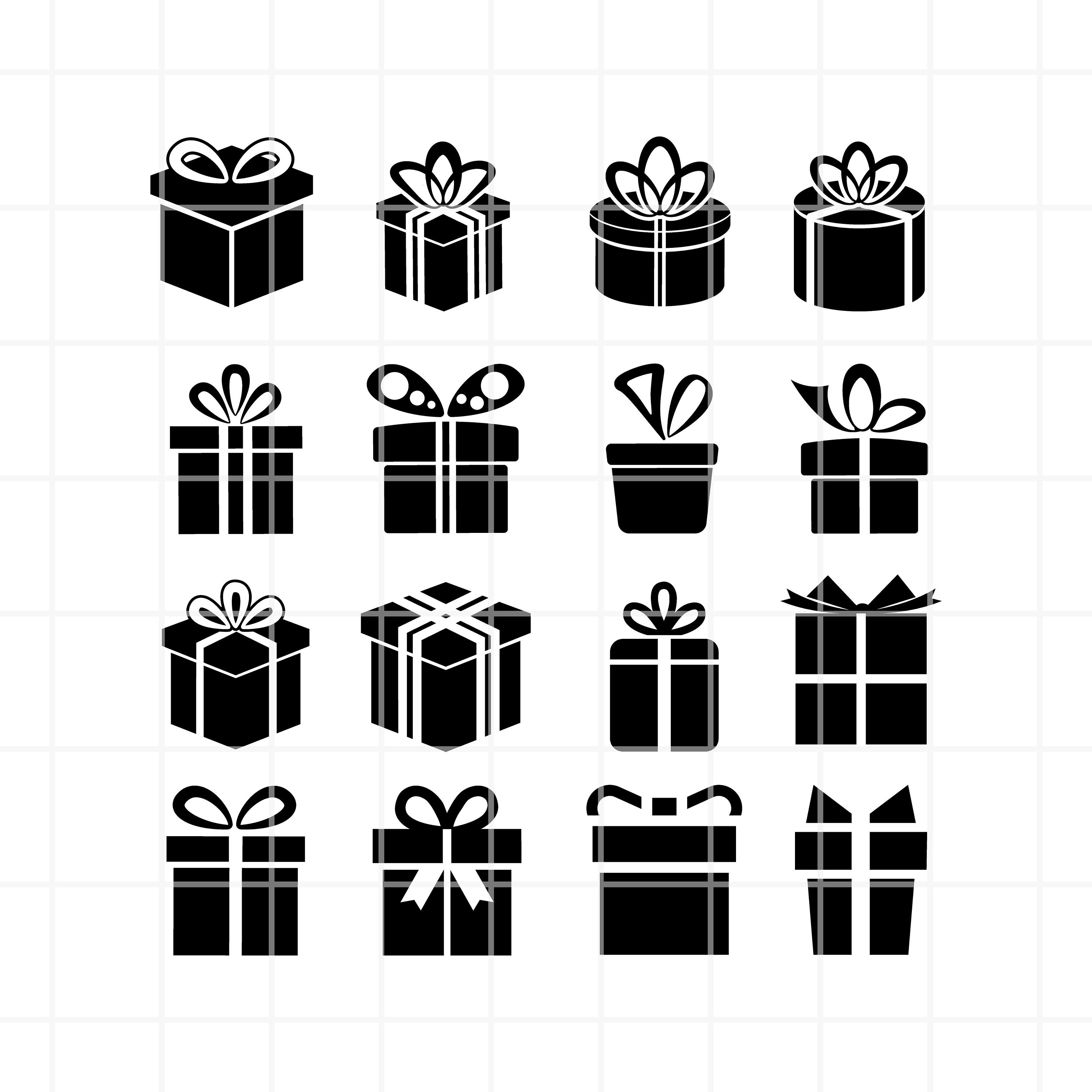 Gift SVG. Gift Box Svg. Gift Cut File. Gift Box Cut File. Gift Clipart