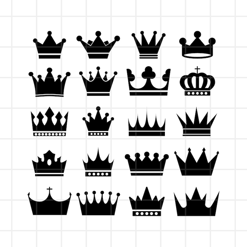 Download Royal Crown SVG Princess Tiara SVG King Crown Queen Crown ...