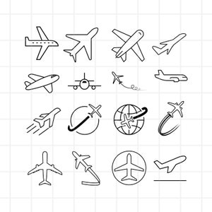 Plane svg. Airplane SVG. Airplane cut files. Aircraft svg.  Airplane clip art. Airplane decal design. Aircraft cut file. Plane svg bundle.