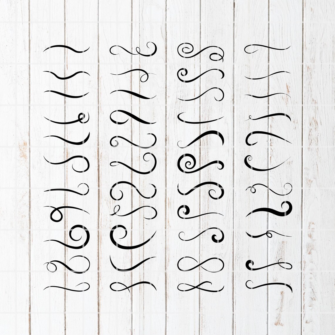 Swishes SVG. Swishes Png. Swishes Cut File. Swishes Clipart. Swashes ...