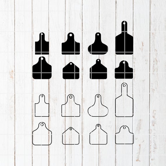 Cattle Tag Clipart