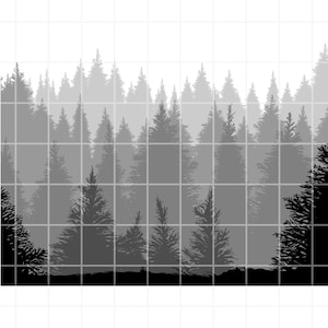Forest SVG. Forest cut file. Forest clipart. Forest cutting set. Nature svg. Forest SVG Bundle. Tree svg. Forest Vector. Woods Svg.