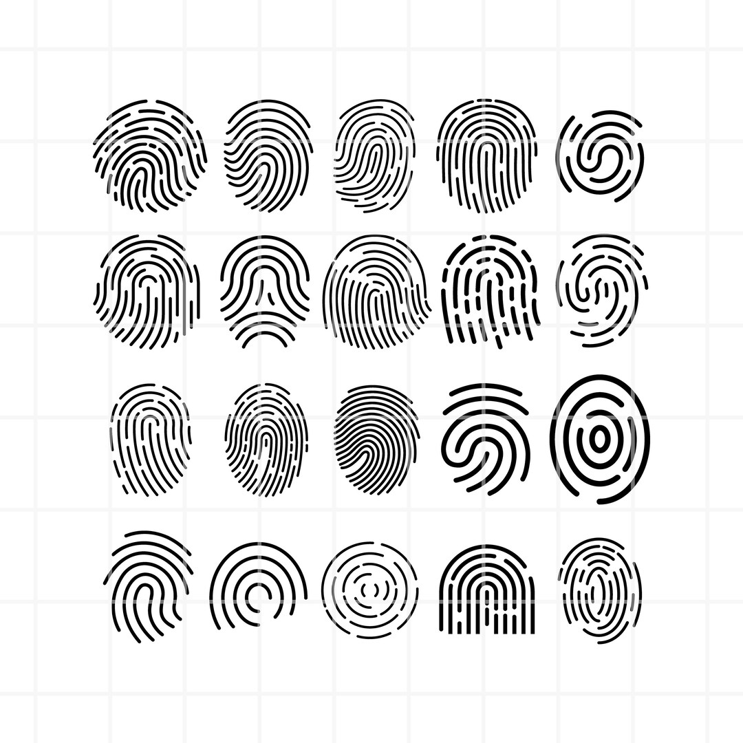 Fingerprint SVG. Fingerprint Png. Fingerprint Clipart. Fingerprint Cut
