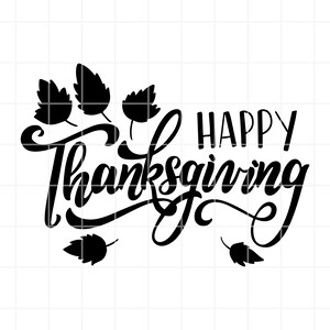 Happy Thanksgiving day Svg. Happy Thanksgiving day cut file. Happy Thanksgiving day cutting set. Happy Thanksgiving day clipart. Vector.