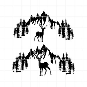 Deer svg. Deer Hunting Svg. Wildlife Svg. Deer Hunting clipart. Deer Hunting cut file. Wild Animals Clipart. Deer Hunting cutting set.