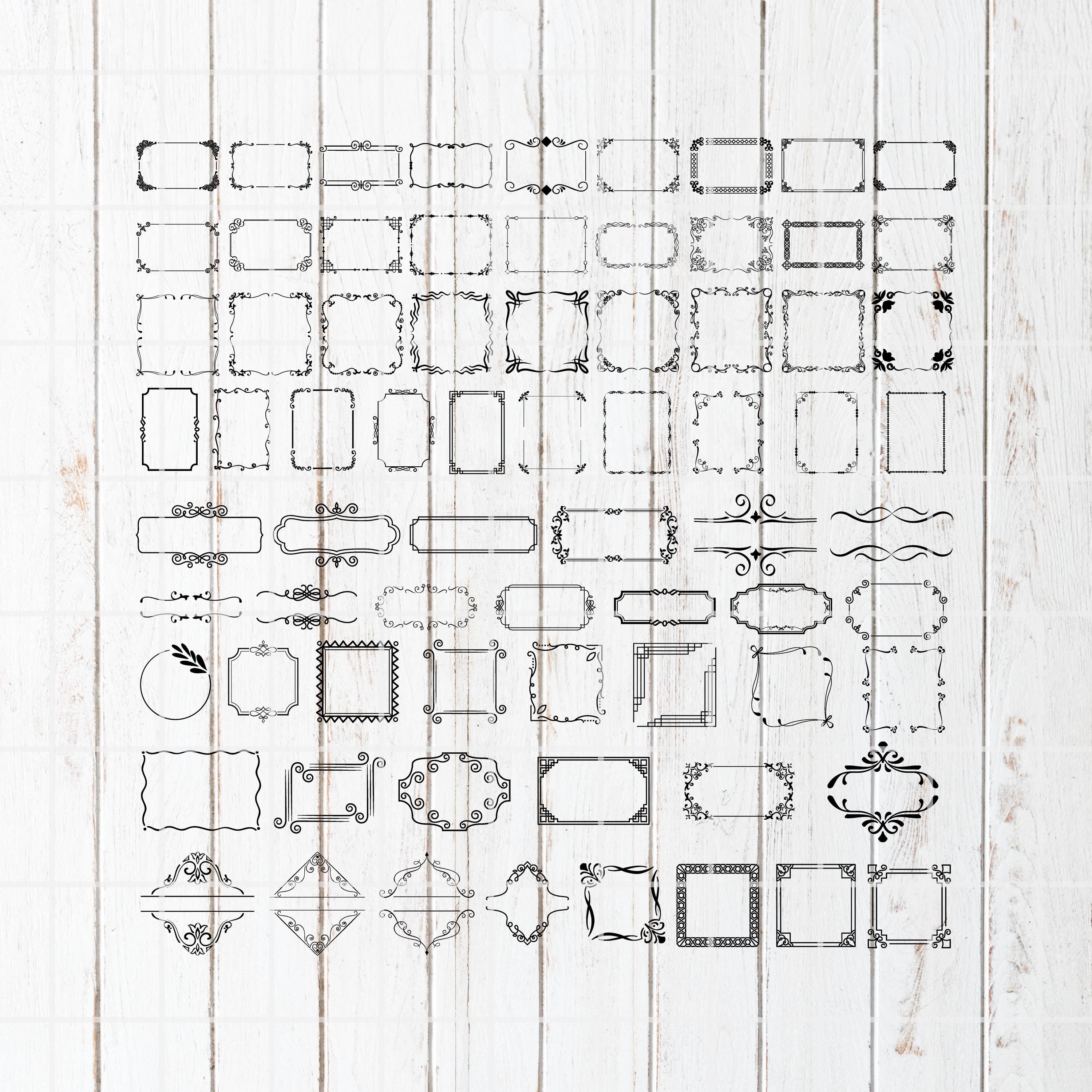 Rectangle Frame SVG. Rectangle Frame Png. Rectangle Frame Cut File ...