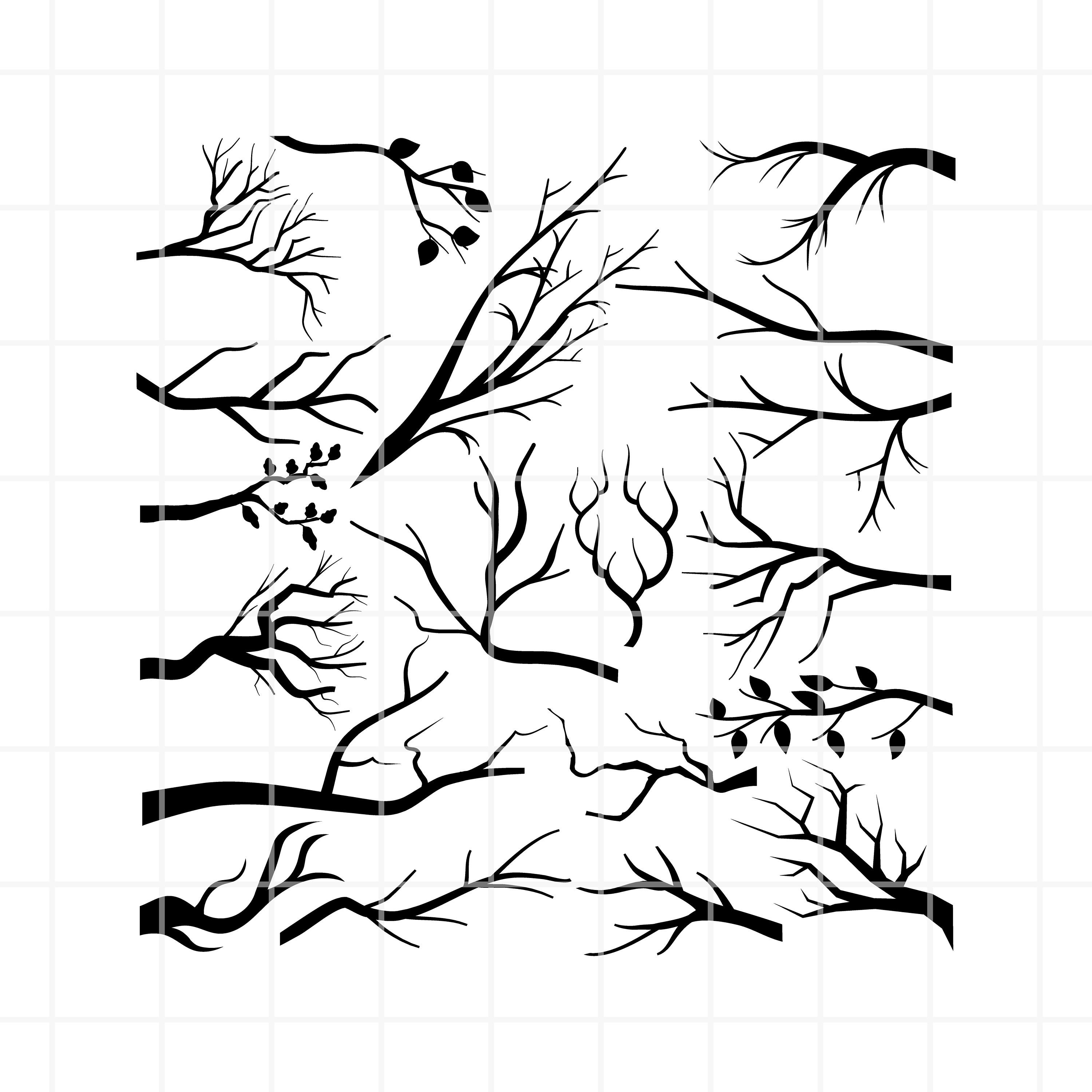 Branch SVG. Branch png. Branch cut file. Branch clipart. Branch cutting set. Branch cricut. Tree Branch svg. Tree Branch png.