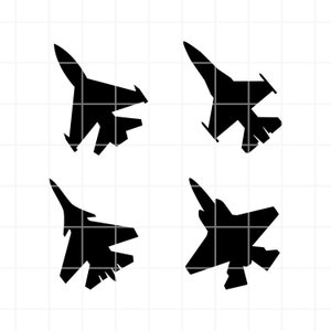 Fighter Jet Svg. Fighter Jet clip art set. Fighter Jet cut files.  air Force svg.  air Force cutting set.  air Force cricut. Fighter svg.
