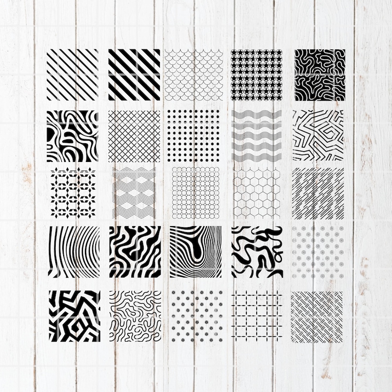 Geometric Pattern SVG Bundle, Background Clipart (digital Download) - Etsy