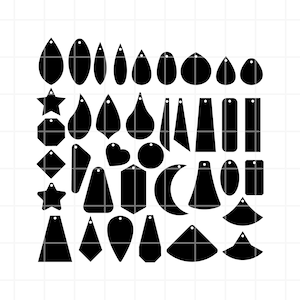 Simple Earring Templates SVG. Simple Earring Templates png. Earring Templates SVG. Earring Templates png. Earring cut file. Earring clipart.