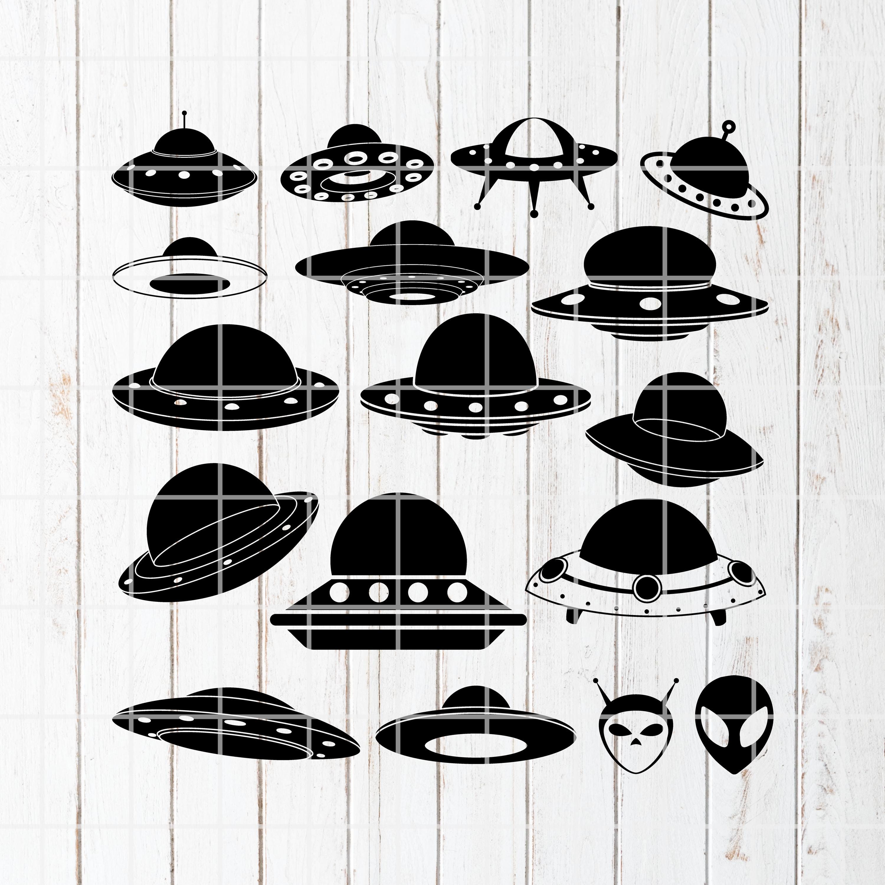 UFO SVG. Ufo Png. Ufo Clipart. Ufo Cut File. Ufo Cricut. Ufo Citting ...