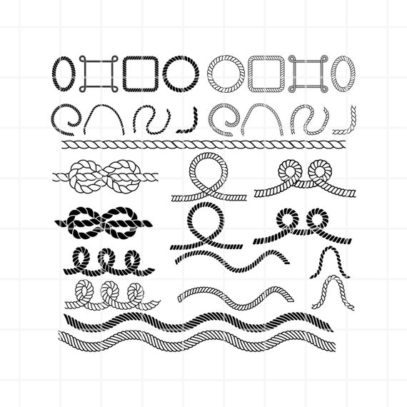 Rope SVG. Rope frame svg. Rope clipart. Rope png. Rope cut file. Rope  cutting set. Rope clipart. Rope frame clip art. Rope framecut file.