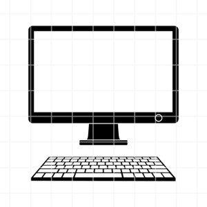 May include: A black computer monitor with a blank screen and a black keyboard.