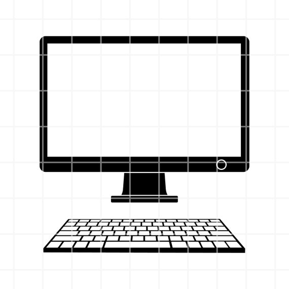 Computer SVG. Computer Png. Computer Clipart. Computer Cut Etsy