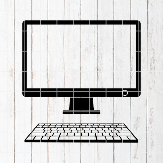 Computer Monitor And Keyboard Clip Art Thin Client Lcd Keyboard Clip