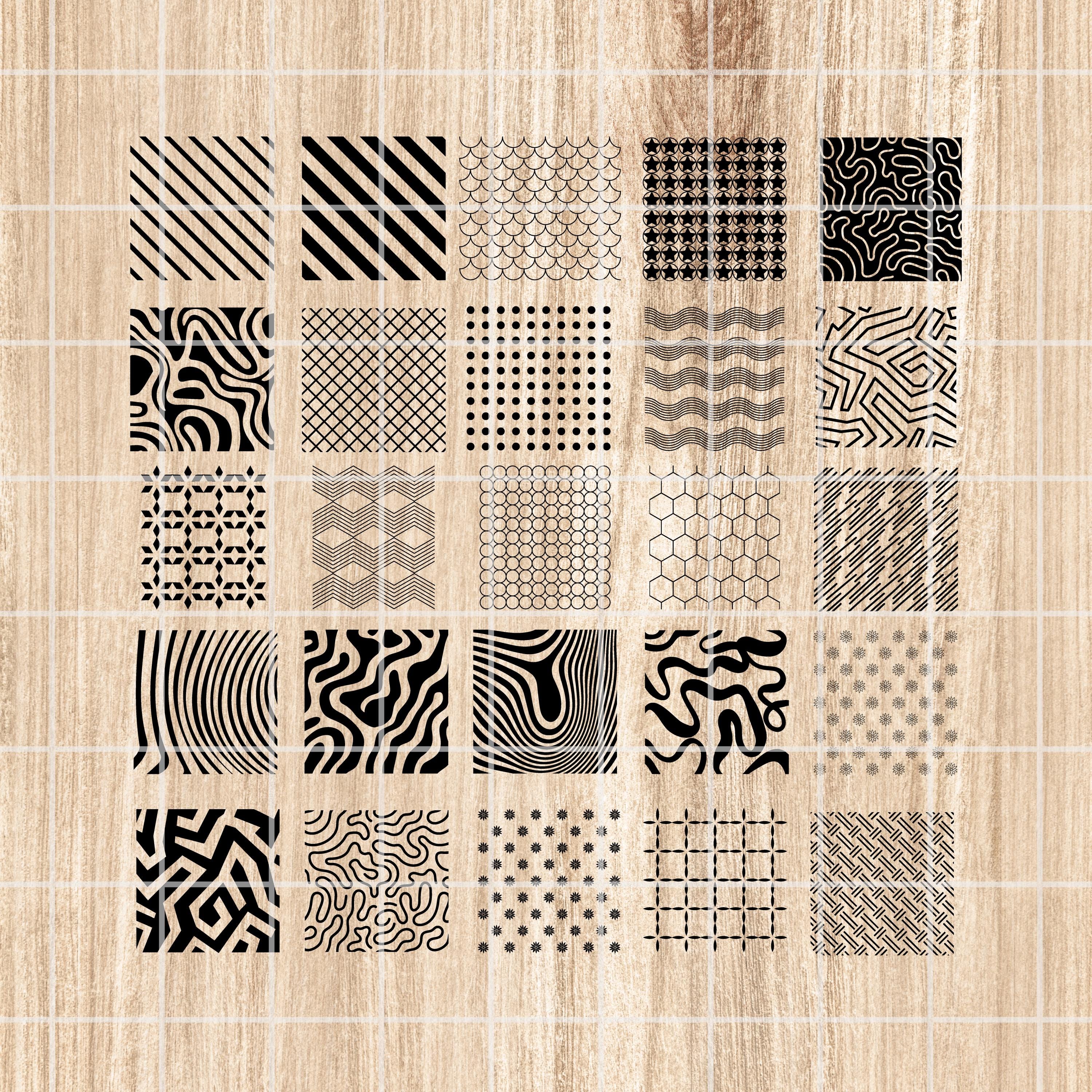 Geometric Pattern SVG Bundle, Background Clipart (digital Download) - Etsy