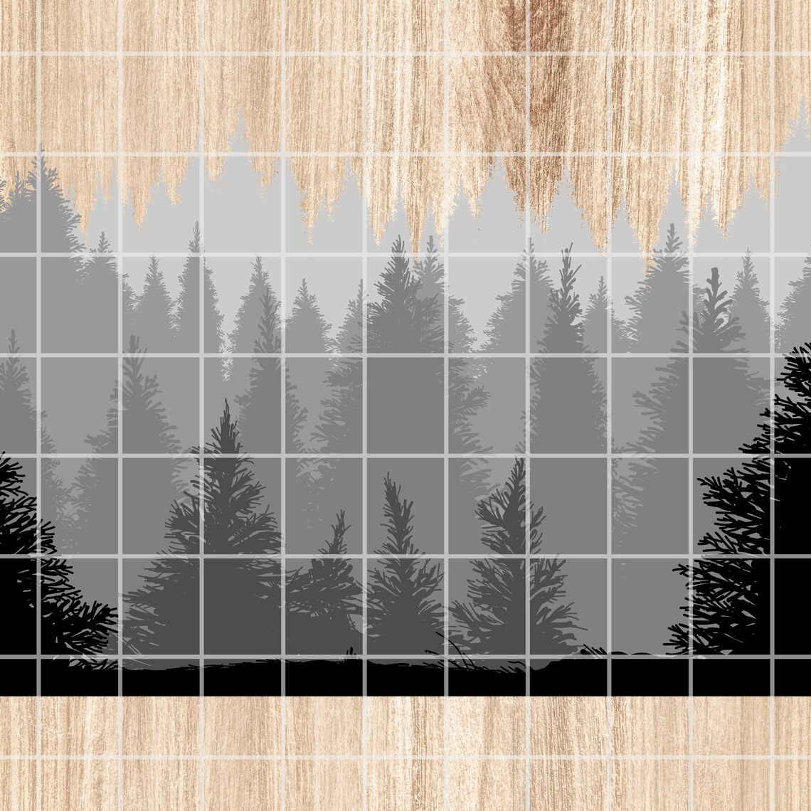 Forest SVG Bundle, Nature Scene Cut Files (digital Download) - Etsy