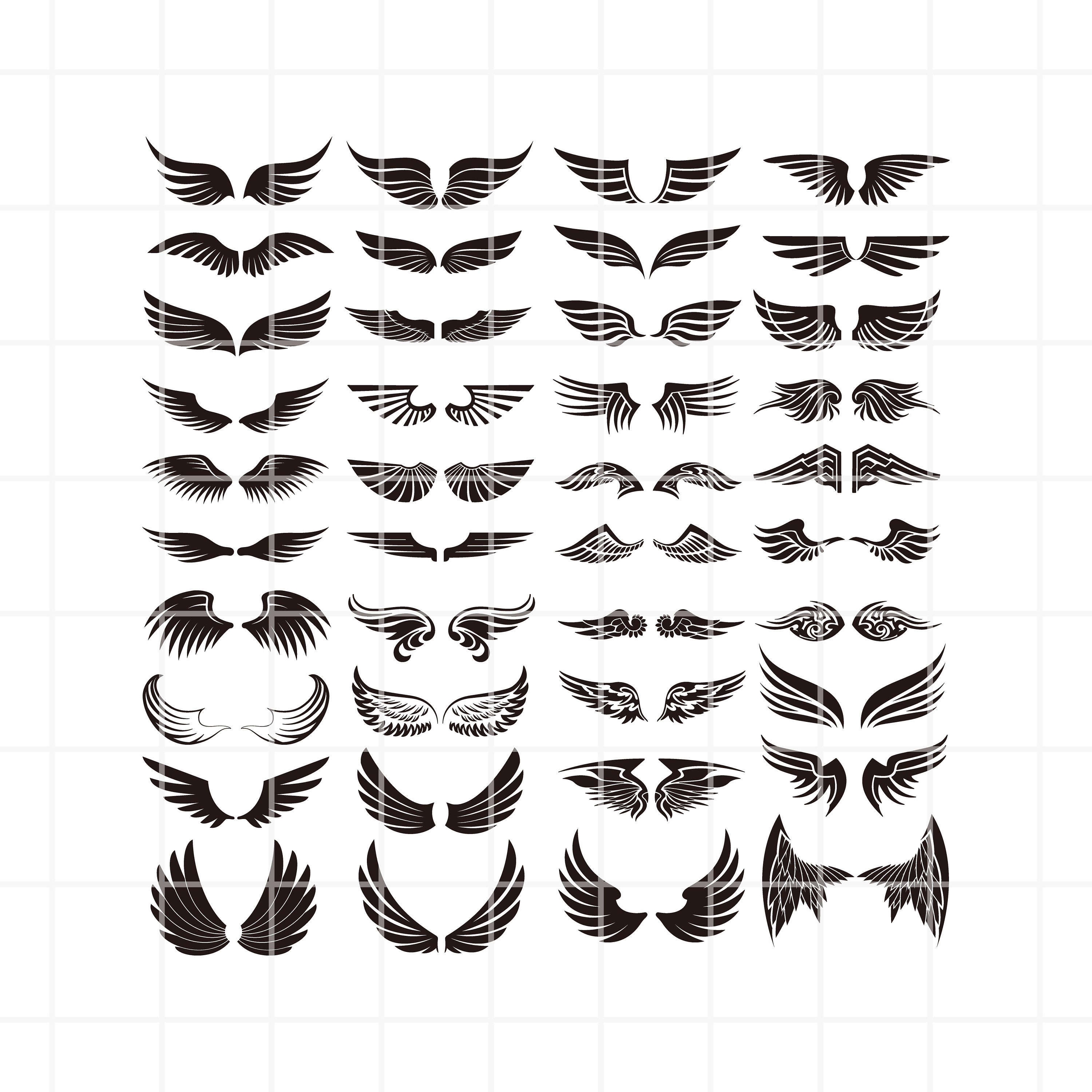 Angel Wing Svg. Bird Wing Svg. Wing Svg. Angel Wing Clip Art. Angel