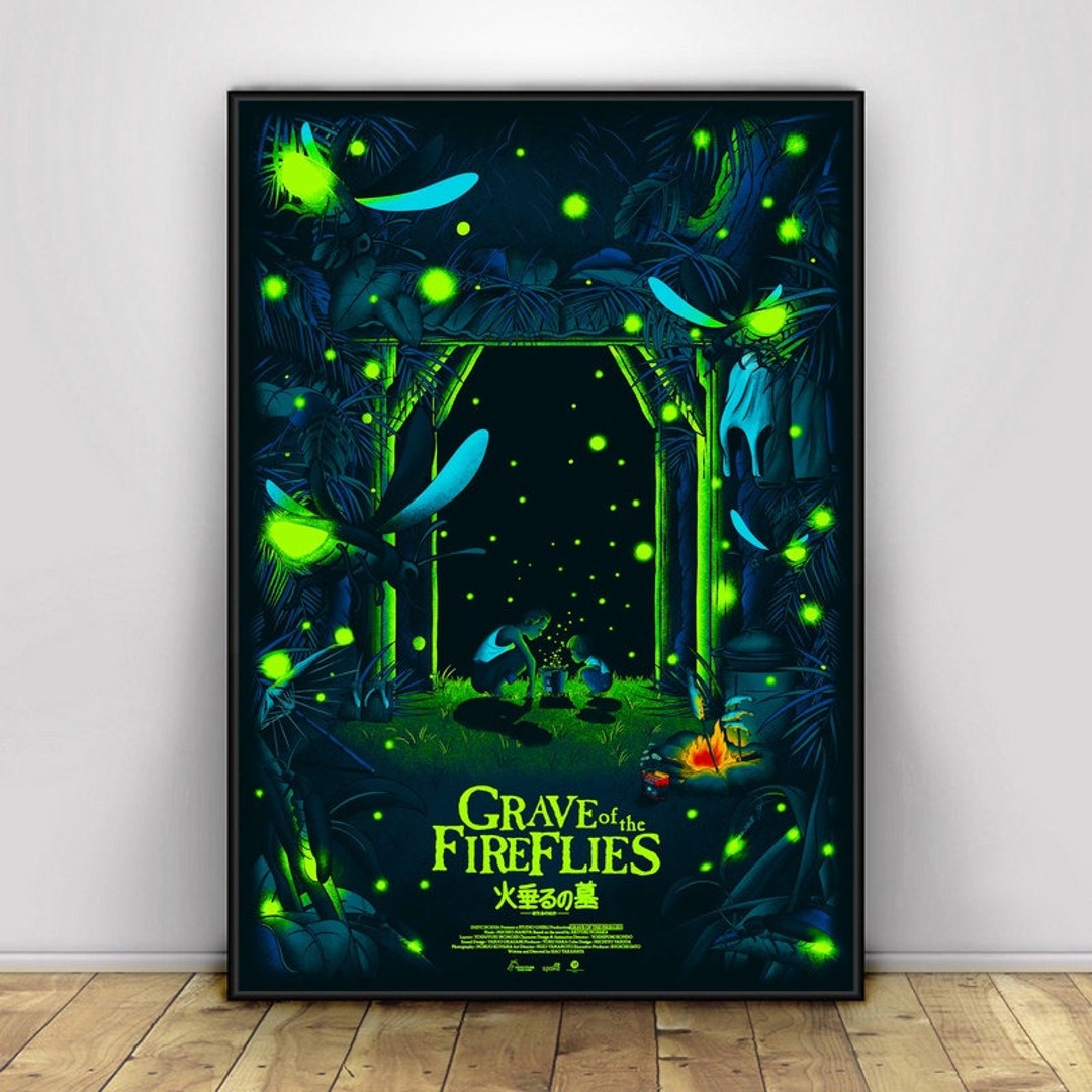 Grave of the Fireflies Movie Poster | Magnet