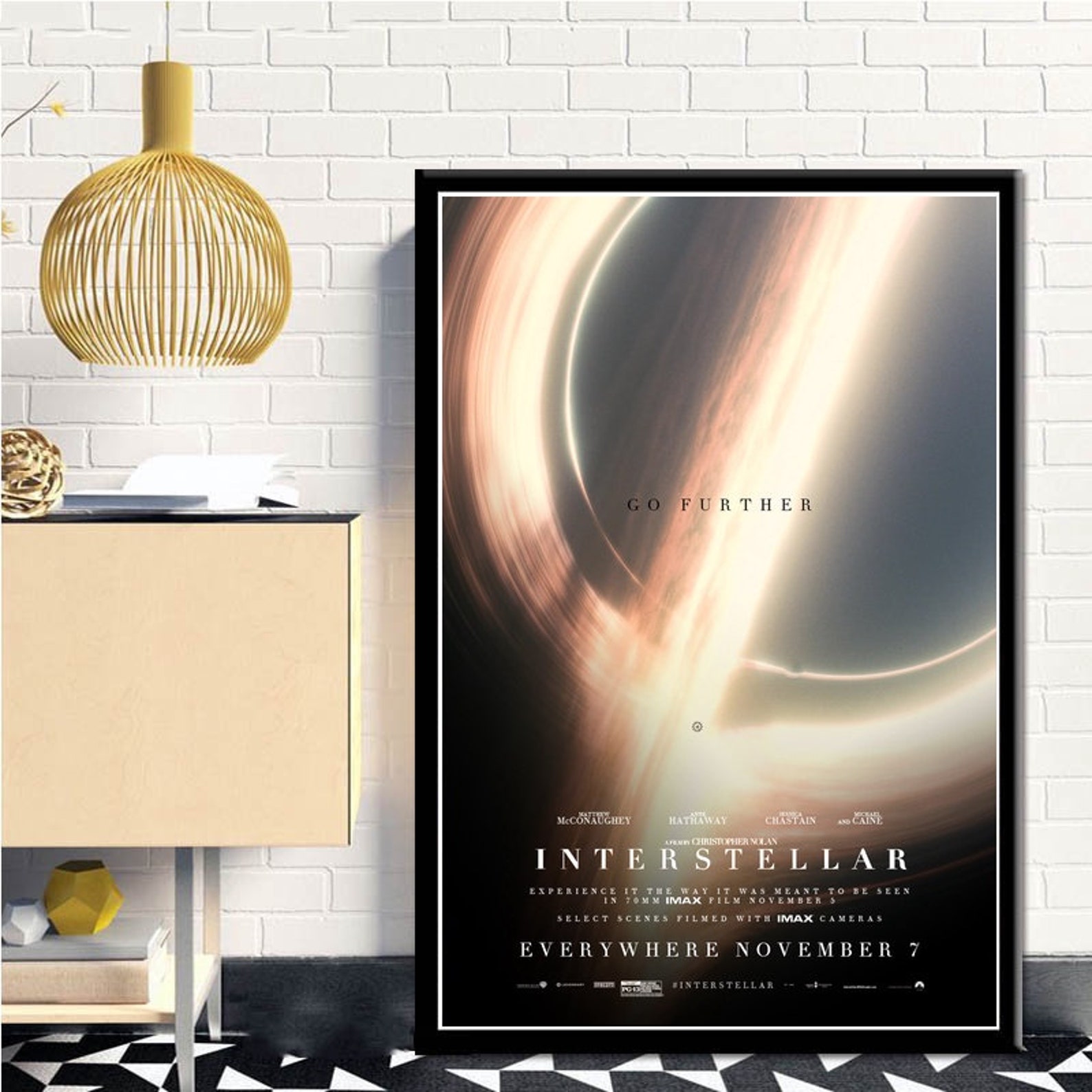 Interstellar Movie Poster Wall Painting Home Decor Poster Etsy