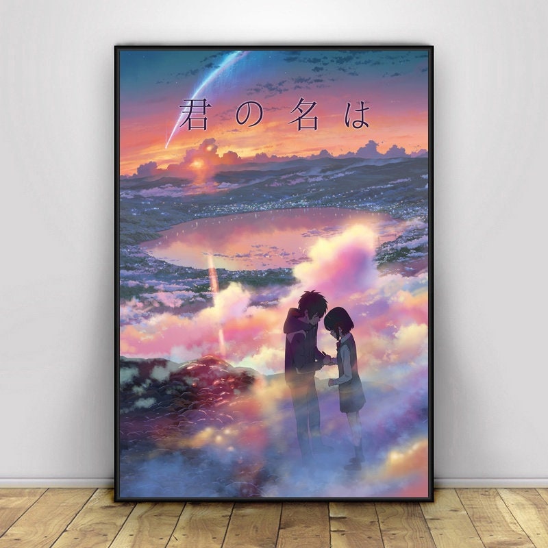 Buy Your Name Poster Tachibana Taki Miyamizu Mitsuha Japan Manga Anime  Decorative Painting Canvas Wall Art