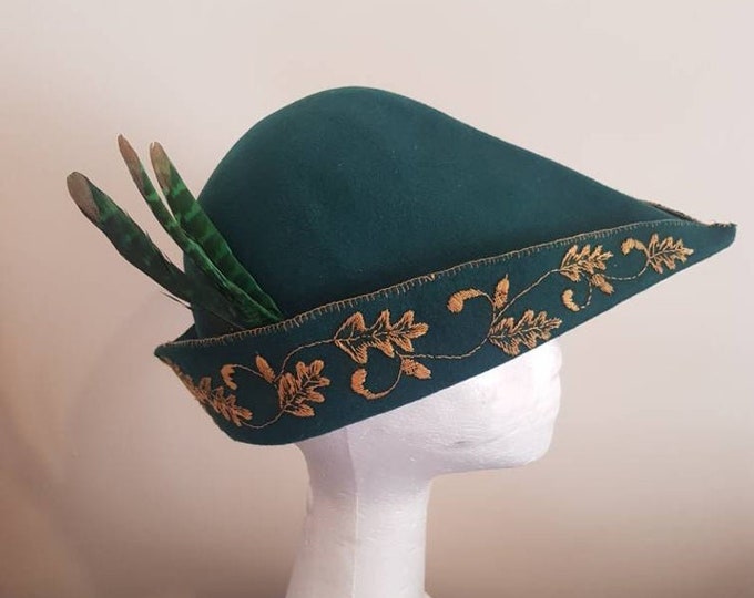 Bycocket Pattern Custom Felt Medieval Hat/ Chapeau a Bec/ Bycocket/robin Hood Hat, Made ...