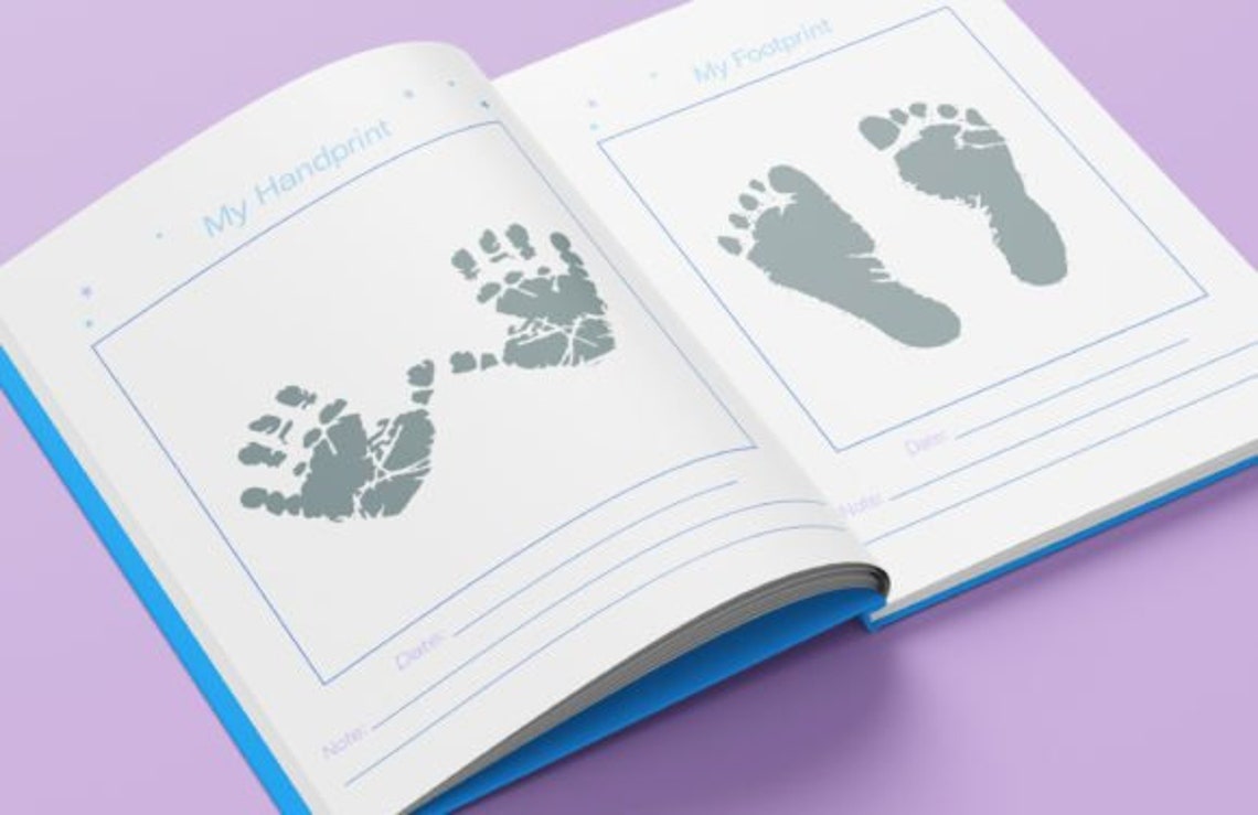 Baby Book Printable Baby Memory Book First Year Baby Memory - Etsy