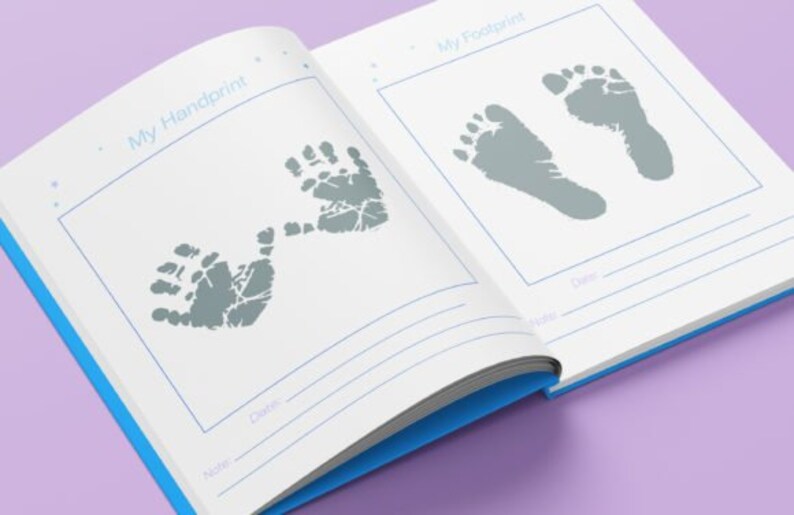 Baby Book Printable Baby Memory Book First Year Baby Memory Etsy