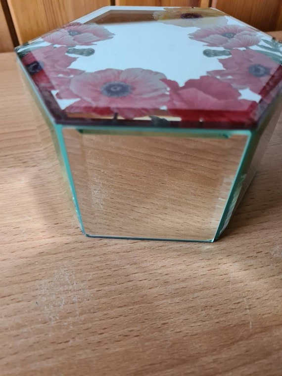 Laura ashley shop mirrored jewellery box