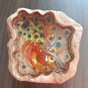 3D Resin Painting fish, Resin Painting fish tank, 3D resin painting, Painting Art, Collection Art, Art Decoration, painting gift