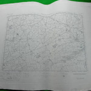 Antik Anfang 1890s-1900, Ordnance Map, Irland, Limerick, Tipperary