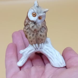 Vintage Adorable Goebel Horned Owl, porcelain figurine, owl lovers, gift idea, hummel owl