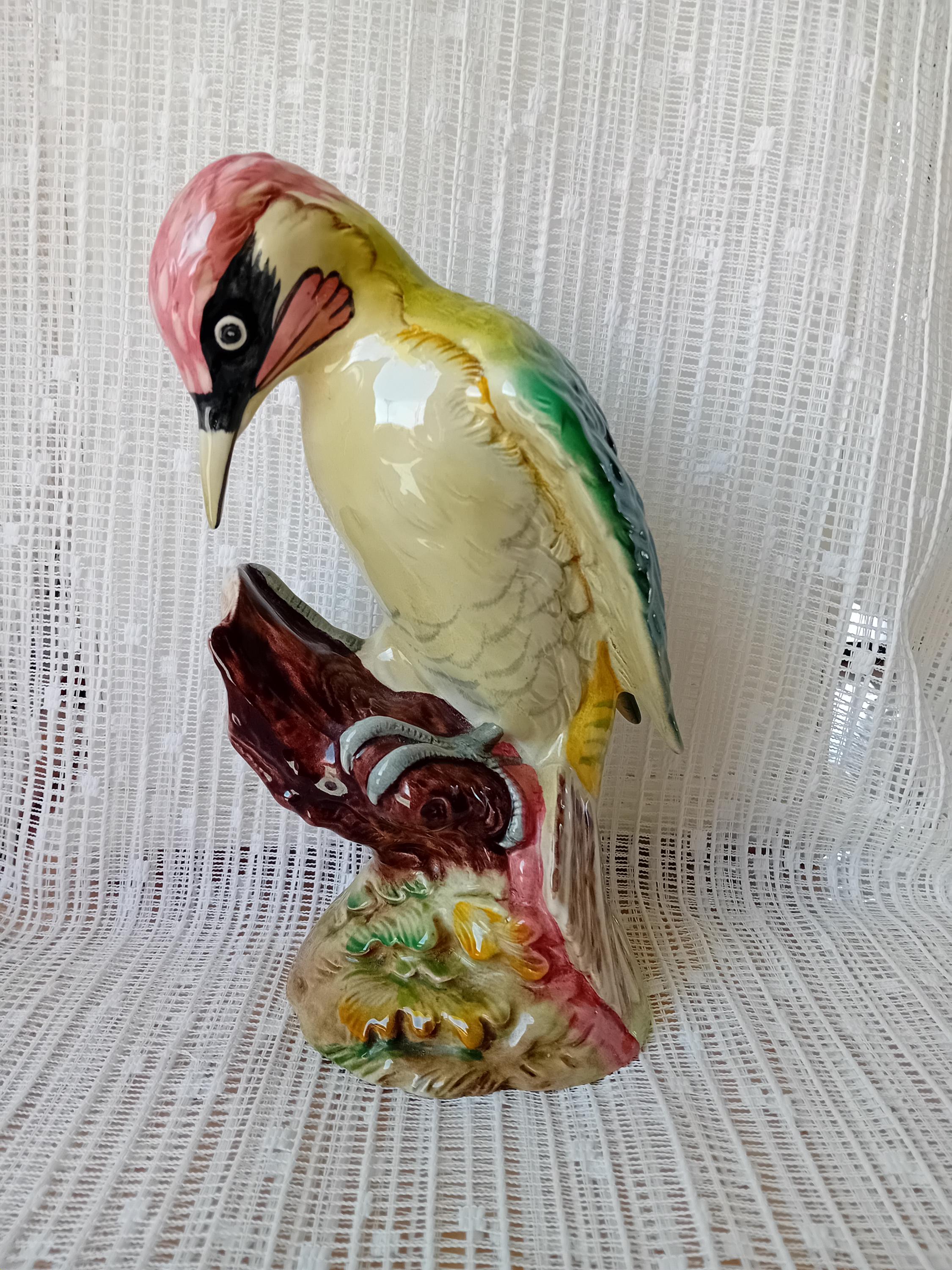 ベスウィック　陶器鳥の壁掛け ベスウィック陶器鳥の壁掛け