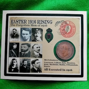IRA, pièce de monnaie de l'Insurrection de Pâques 1916, souvenirs irlandais, idée cadeau, histoire de l'Irlande, idée cadeau, Saint-Patrick, histoire de l'Irlande