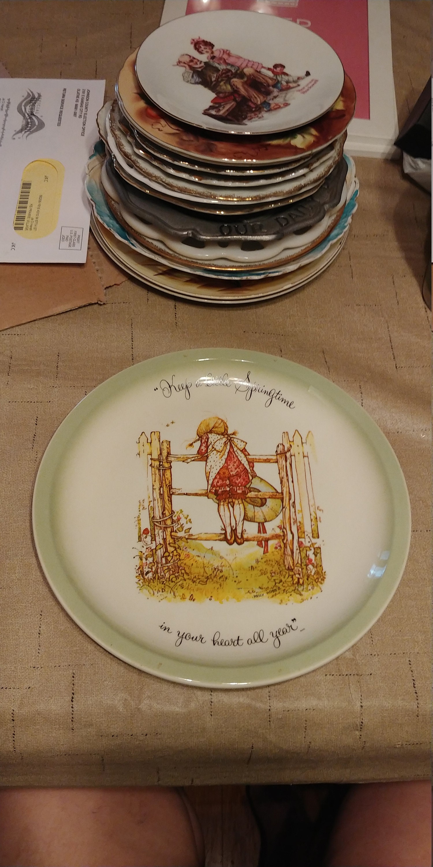 Set of Two Decorative Collector's Plates Etsy