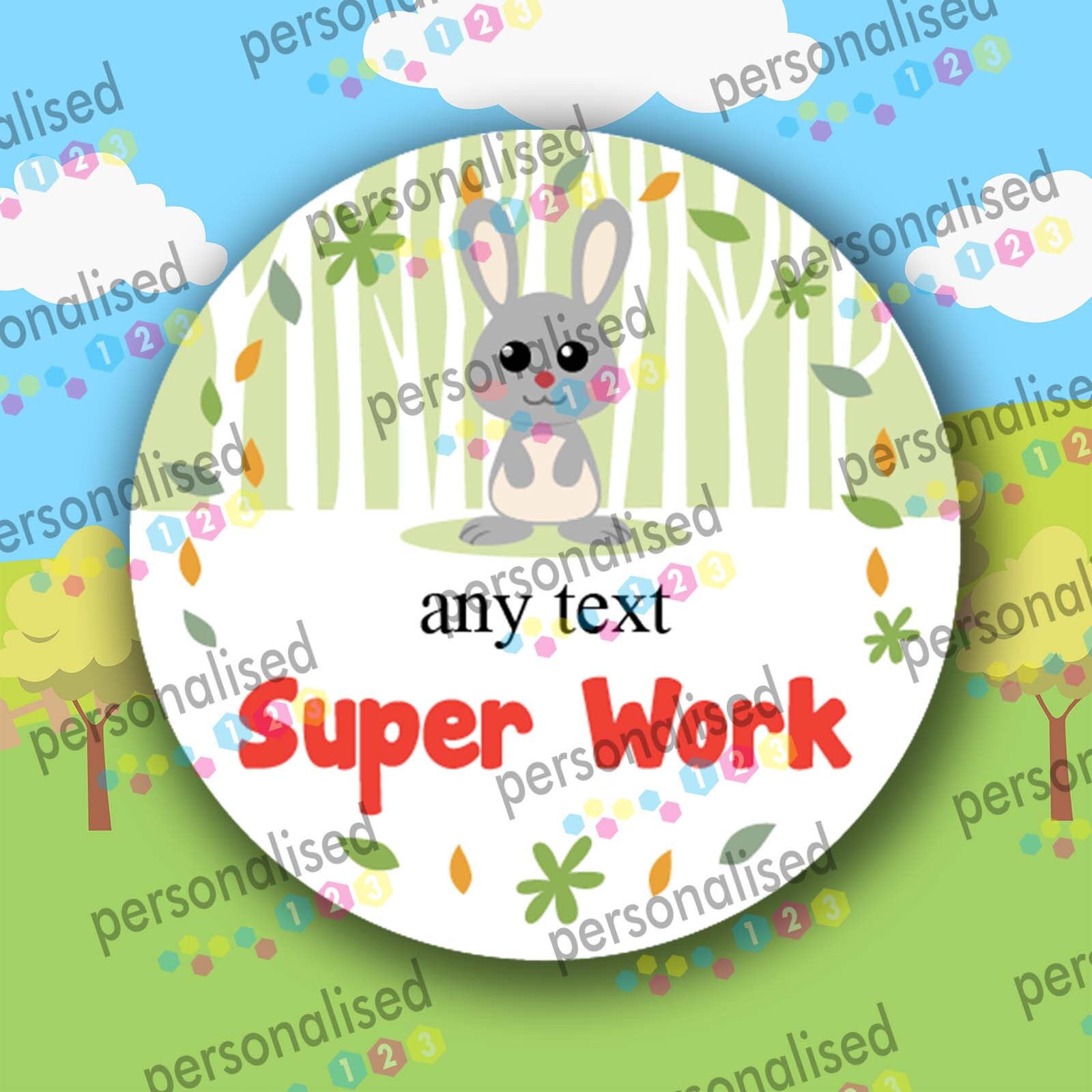 Personalised Reward Stickers Children Encourage Labels Cute Etsy