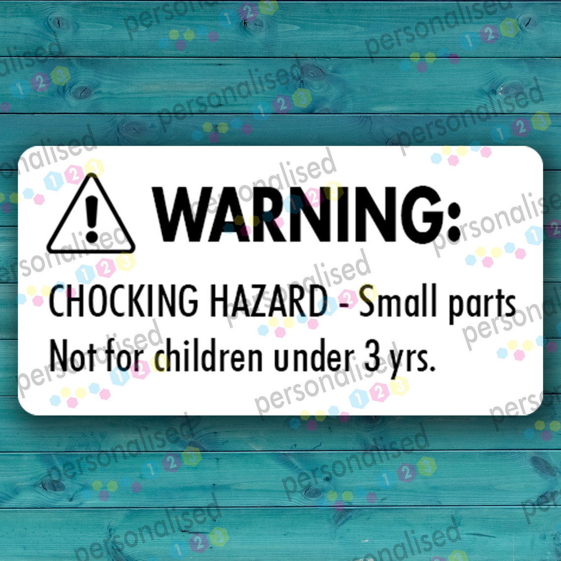 Choking Hazard Stickers Warning Labels 21x38mm Small Parts Etsy UK