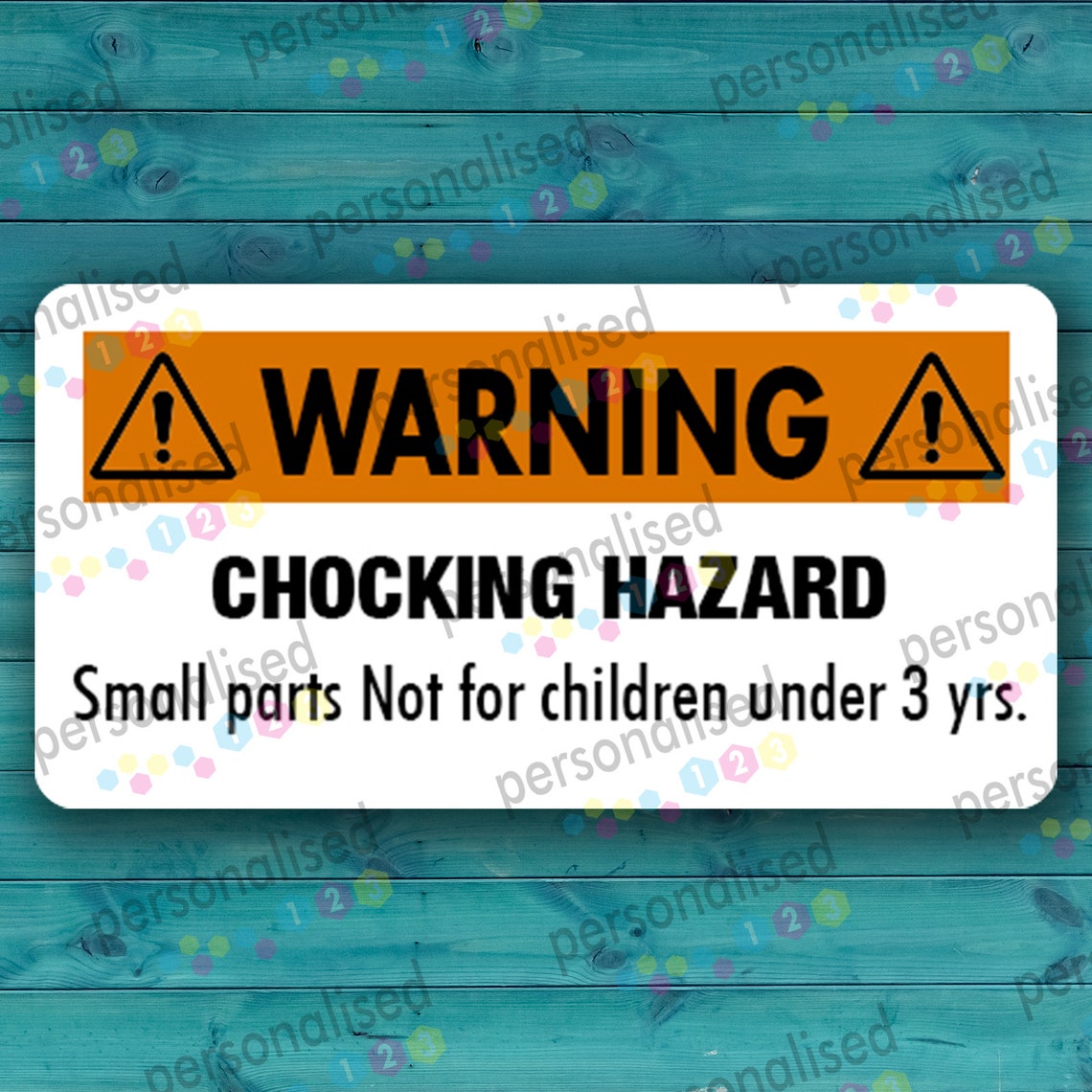 Choking Hazard Stickers Warning Labels 21x38mm Small Parts Etsy UK