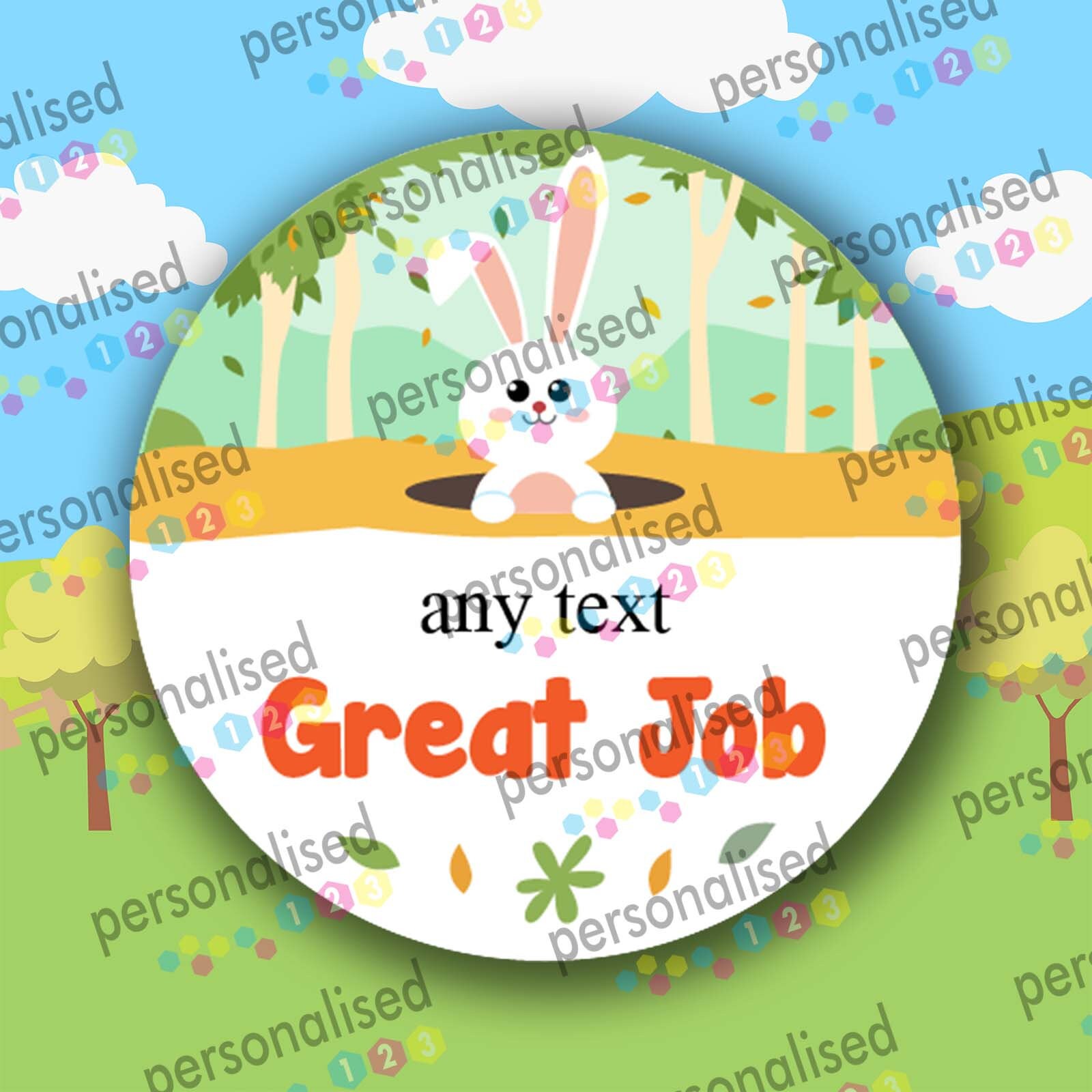 Personalised Reward Stickers Children Encourage Labels Cute Etsy