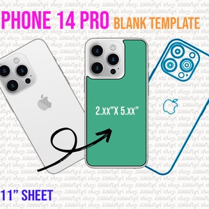 Iphone 14 Pro Template, Phone 14 Pro Svg, Iphone 14 Pro Svg, Phone case Svg, Ms Word Docx, Svg, 8.5"x11", Canva, Psd, Png, Pdf, Dxf, Eps