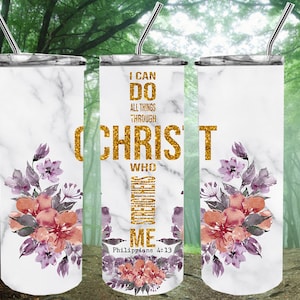 I Can Do All Things Through Christ Who Strengthens Me Philippians 4:13, Bible Verse Png, Christian Png, Marble Full Wrap Bible Christian