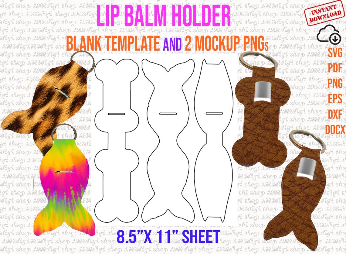 Lip Balm Holder Template Lip Balm Stickers Lip Balm Labels Etsy