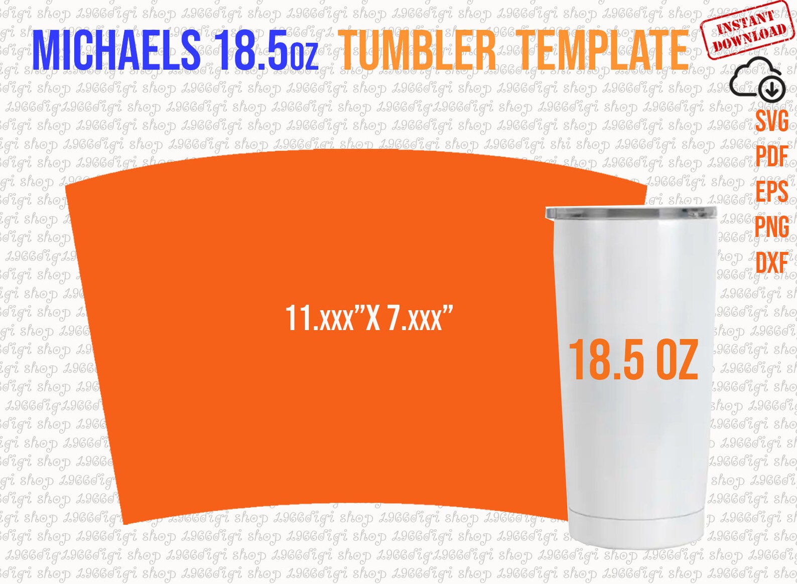  18 5 Oz Tumbler Template 